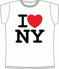 i love NY white
